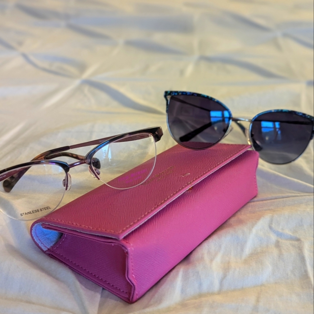 Isaac Mizrahi Rx glasses and Sunglasses